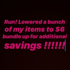 $6 dollar sale !!